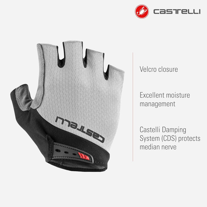 CASTELLI Men's Entrata V Glove L ELFENBEIN, L ELFENBEIN