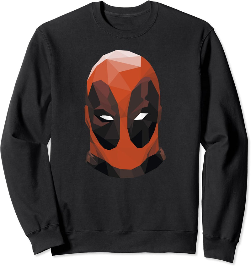 Marvel Geometric Deadpool Mask Sweatshirt