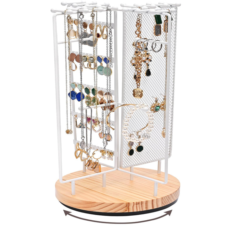 ProCase Schmuckständer Drehbarer Schmuckhalter Schmuckbaum Schmuckstander Jewelry Stand für Ohrring