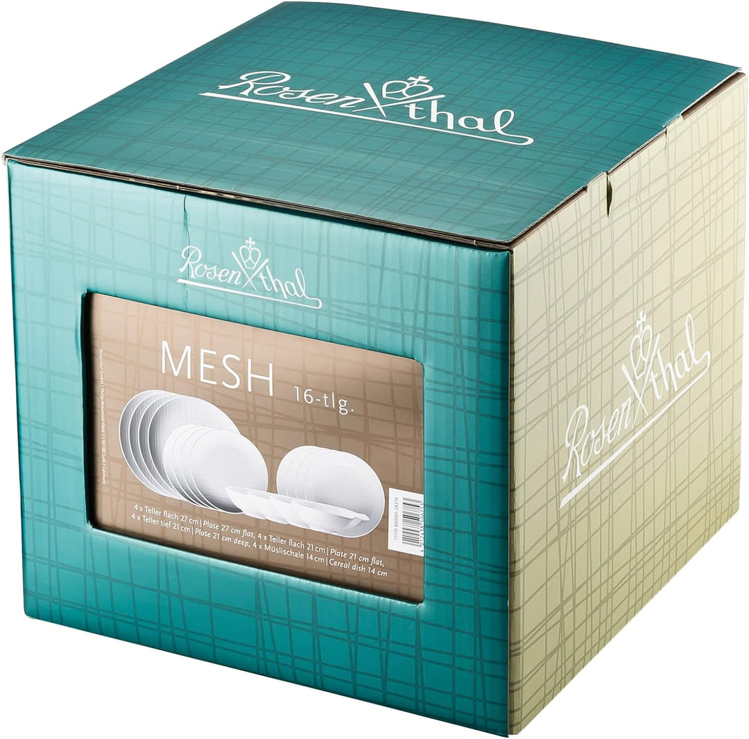 Rosenthal Mesh Weiss Set 16-tlg. / Müslischale