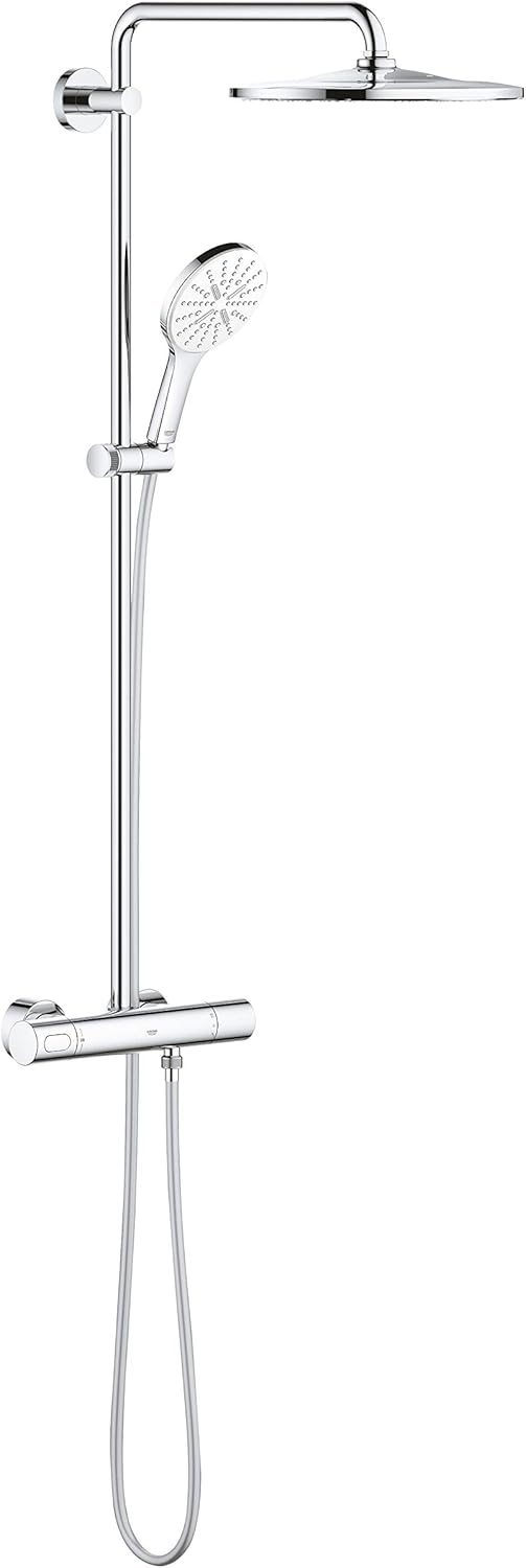 GROHE Rainshower Smartactive 310 -Duschsystem mit Thermostat für die Wandmontage (Sicherheitsperre b