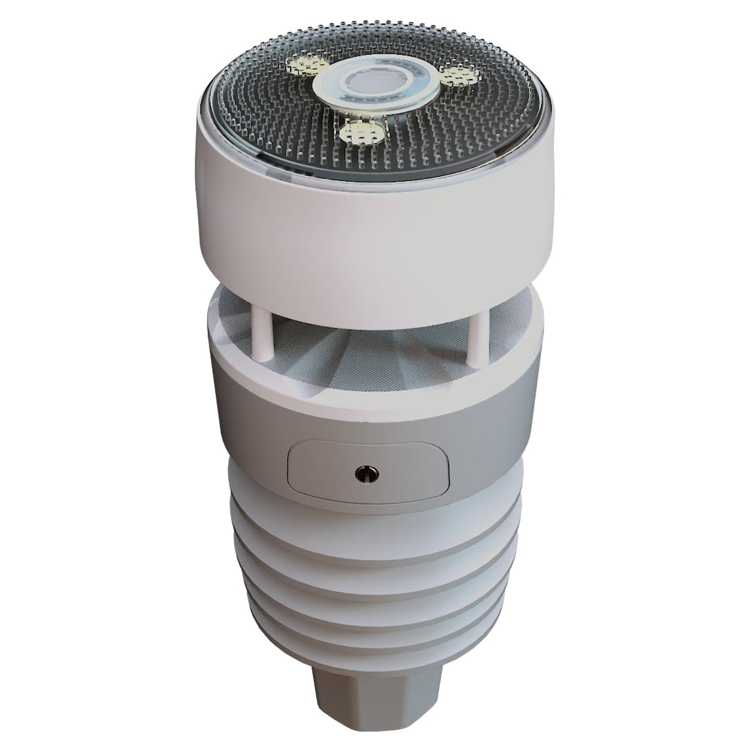 Ecowitt Wittboy Wetter Aussensensor WS90 für Wetterstationen, 7 in 1 Professionelle solarbetriebene