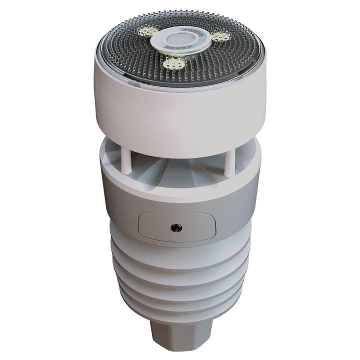 Ecowitt Wittboy Wetter Aussensensor WS90 für Wetterstationen, 7 in 1 Professionelle solarbetriebene