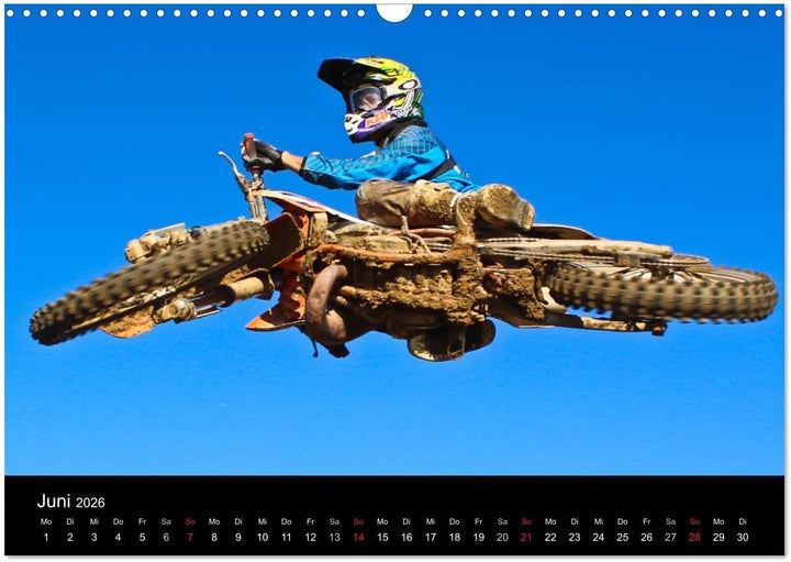Motocross Kalender - Emotionen auf 2 Rädern (Wandkalender 2026 DIN A3 quer), CALVENDO Monatskalender
