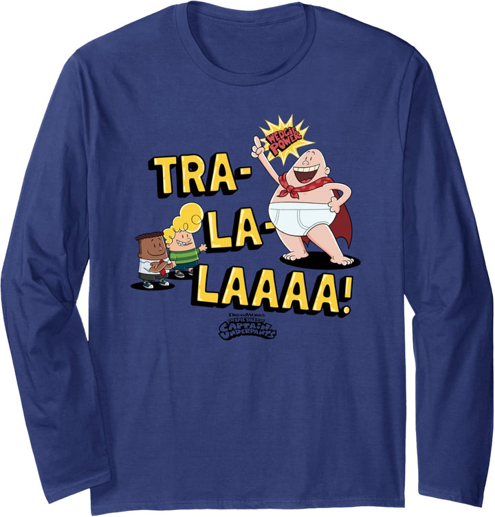 Captain Underpants Der erste epische Film Wedgie Power Langarmshirt