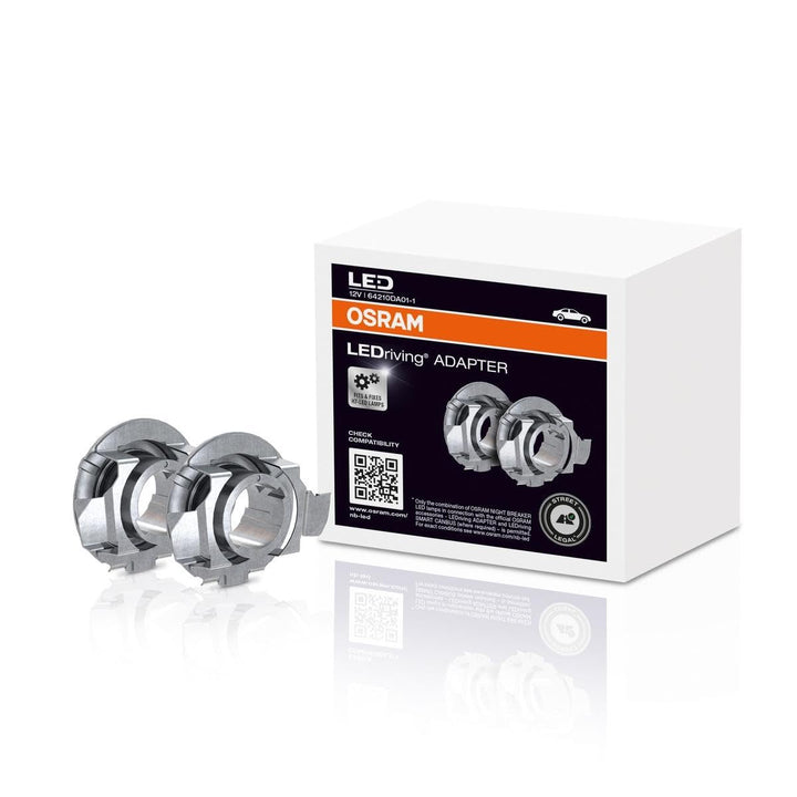 OSRAM LEDriving ADAPTER 64210DA01-1, Adapter für Night Breaker H7-LED; Lampenhalterung, Silber Adapt