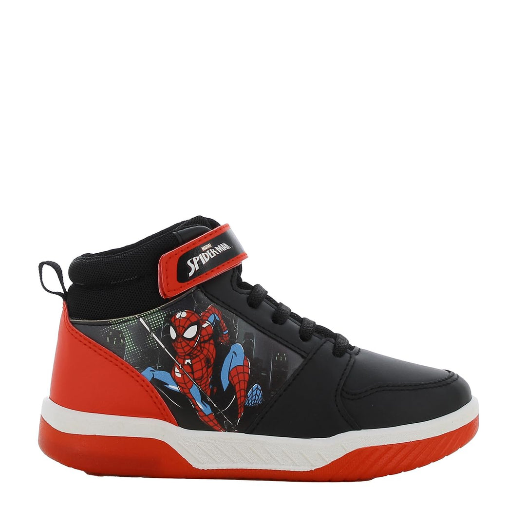 Leomil Paw Patrol Blinkschuhe Schuhe Jungen, Ideal for Schule und Freizeit Schwarz Rot 005 32 EU, Sc
