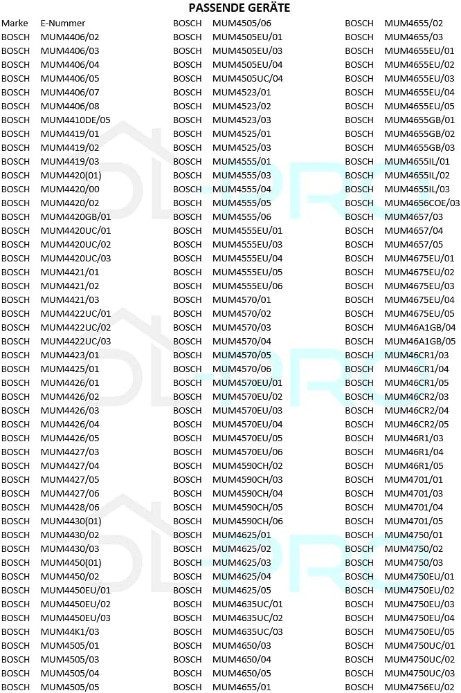 DL-pro Mitnehmer für Bosch 00091027 091027 für MUM4 MUZ4 Küchenmaschine Flügel Achse Antrieb mit 175
