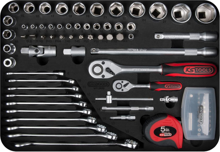 KS Tools 911.0649 1/4"+1/2" Universal-Werkzeug-Satz, 149-tlg