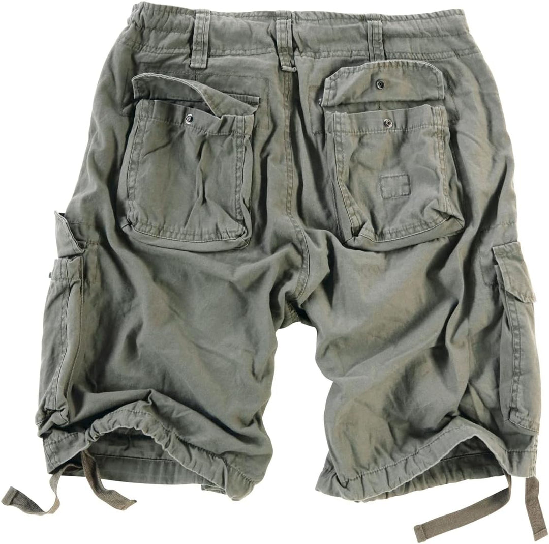 Surplus Raw Vintage Airborne Herren Cargo Shorts S Oliv, S Oliv