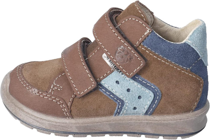 RICOSTA Kimo 2101302-550 Kaktus Suede/Nubuck Leather Childrens Rip Tape Water Resistant Ankle Boots