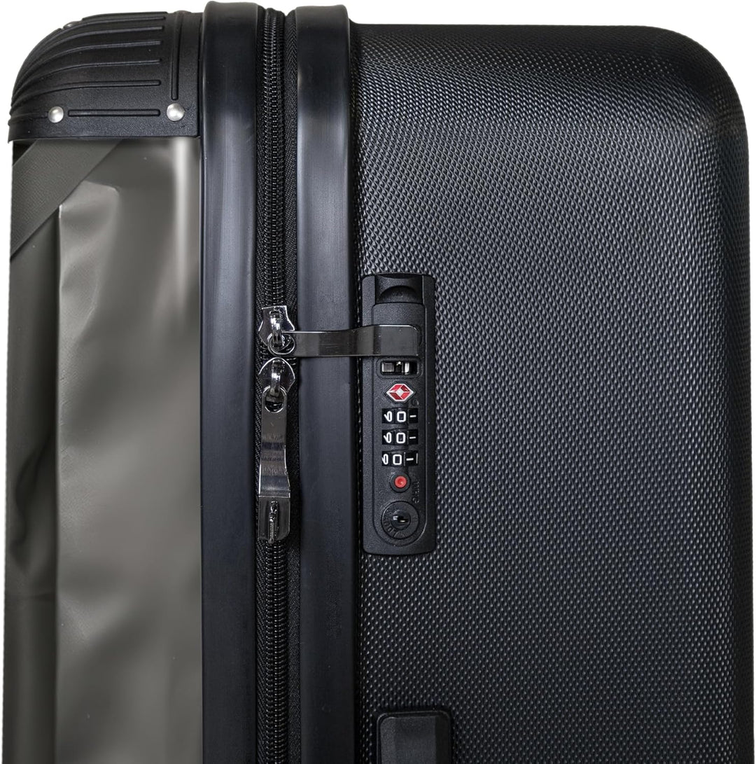 Koffer XL Gross 77x51.5x28 cm Reisekoffer mit Rollen Leicht Trolley grosser Hartschalenkoffer Rollko
