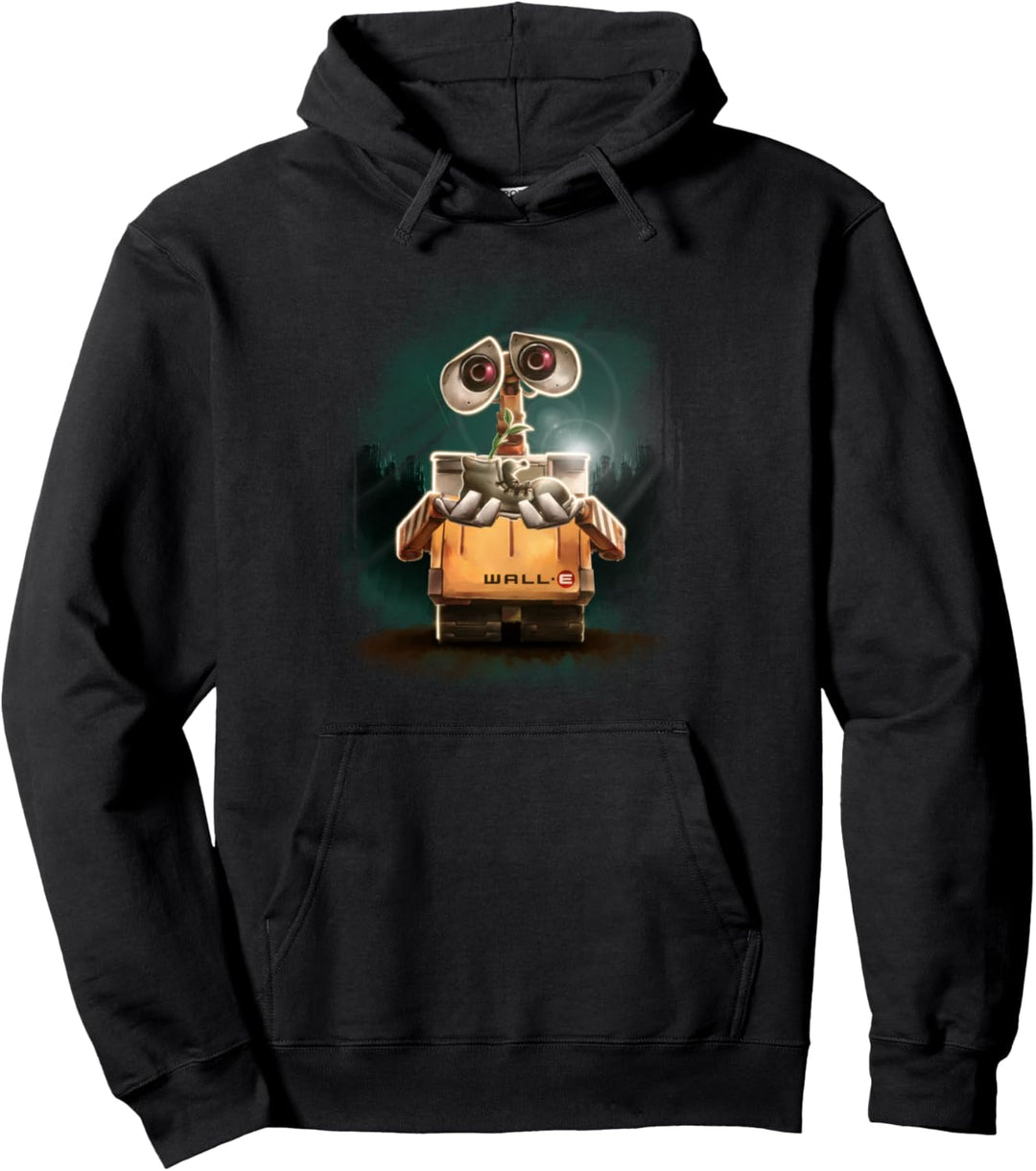 Disney Pixar Wall-E Boot Plant Portrait Pullover Hoodie