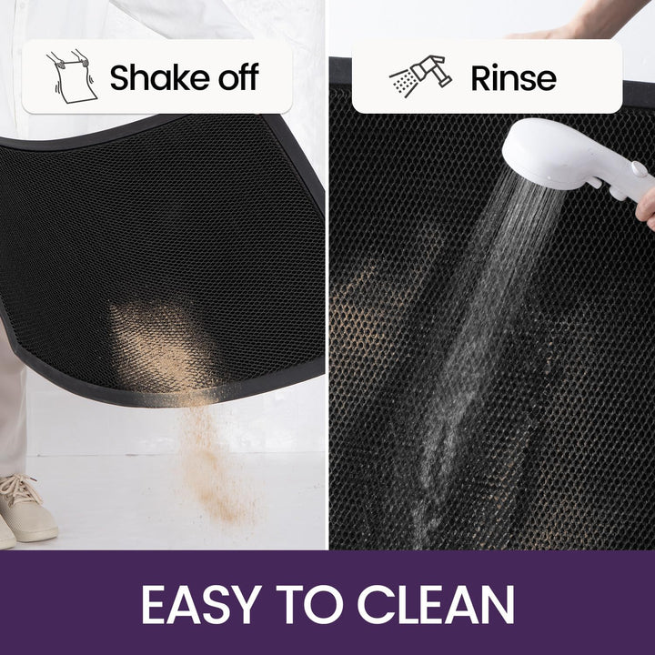DEXI Fussmatte aussen 60 x 90 cm, extrem rutschfeste Schmutzfangmatte, langlebig Fussabtreter aussen