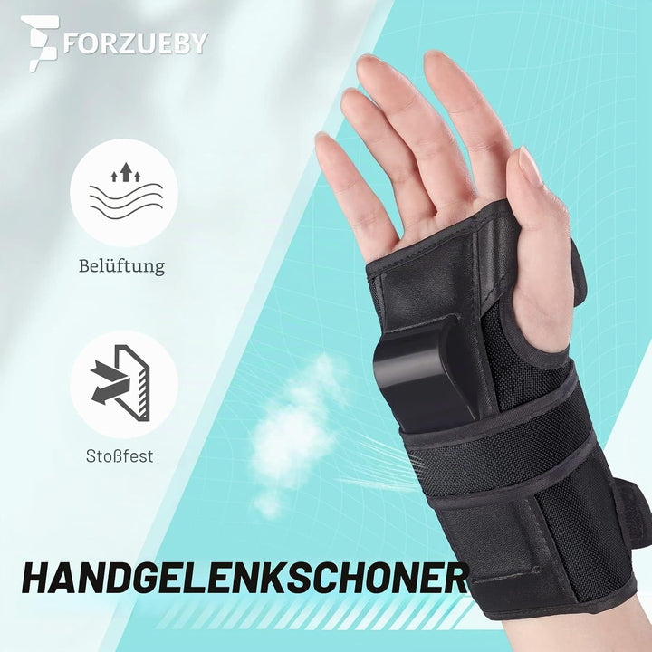 Forzueby Knieschoner, Ellbogenschützer und Handgelenkschützer für Erwachsene&Kinder Protektoren Set,