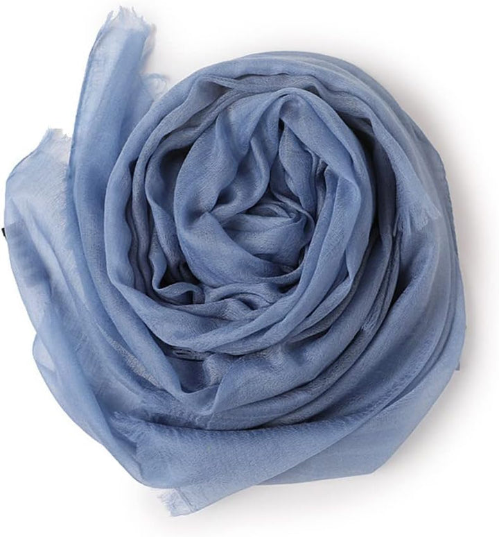 Prettystern Damen 100% Kaschmir feder-leicht Ring Pashmina Schal Abendkleid Stola aus feiner 200 gar