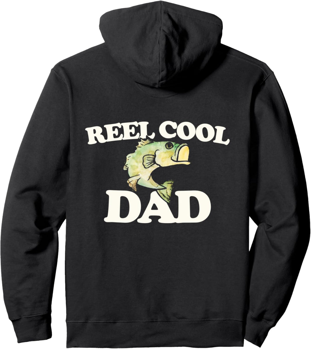 REEL cool Dad fishing gifts fishermen Pullover Hoodie