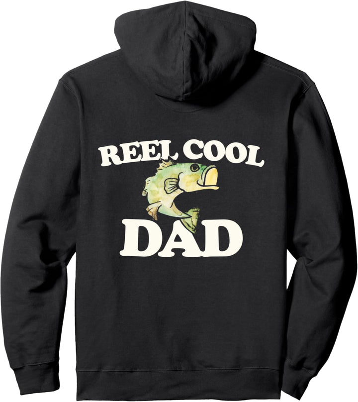 REEL cool Dad fishing gifts fishermen Pullover Hoodie