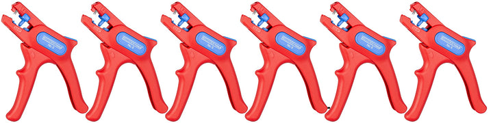 WEICON TOOLS Automatische Abisolierzange No.6 für 0,2-6mm² Kabel bis 1000 Volt 6er Set, 6er Set