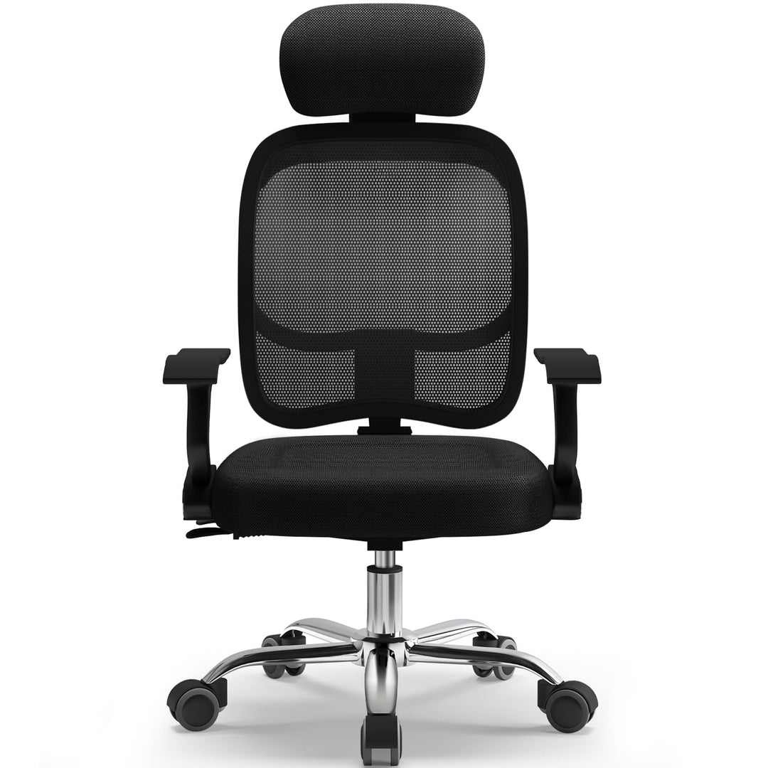 Bürostuhl, Schreibtischstuhl Bürostuhl ergonomisch, höhenverstellbare Rückenlehne, Drehstuhl mit Ver