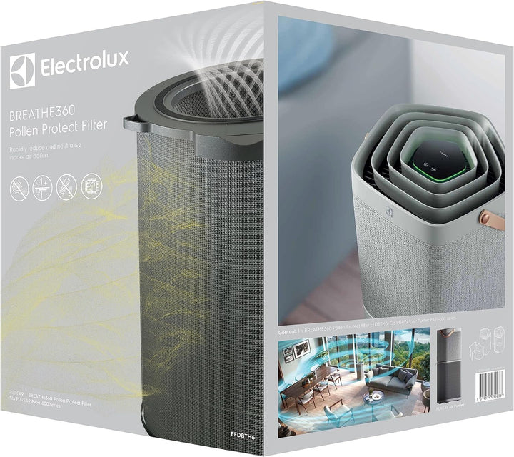 Electrolux EFDBTH6 Breathe360 Pollenfilter geeignet 604GY und PA91 604DG, Nylon