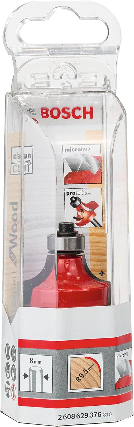 Bosch Professional Abrundfräser Expert for Wood (für Holz, Ø 31,8 mm, Arbeitslänge 18 mm, Zubehör Ha