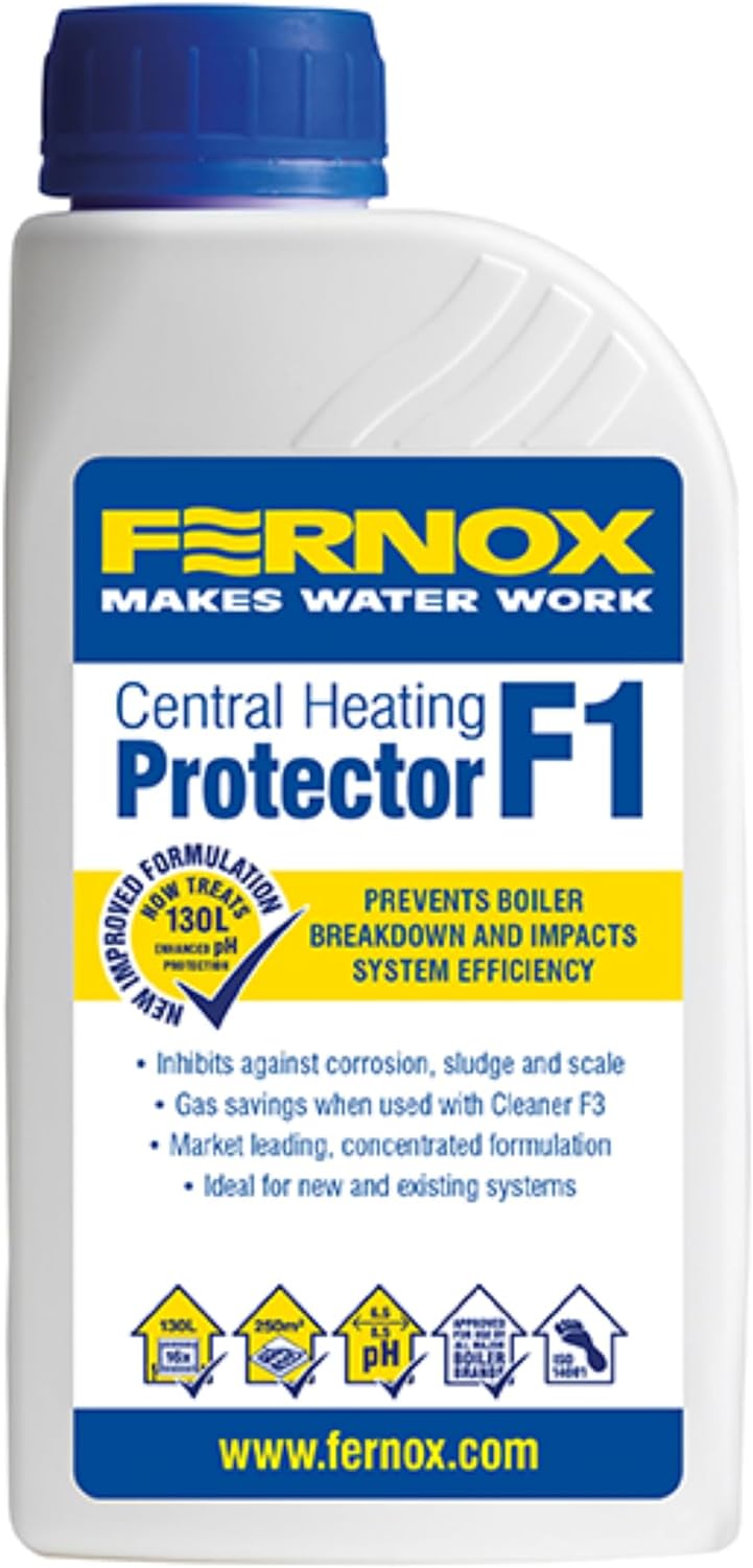 Fernox Heizungsvollschutz, Flüssig 500 ml , Protector F1 1 Originale Verpackung, 1 Originale Verpack