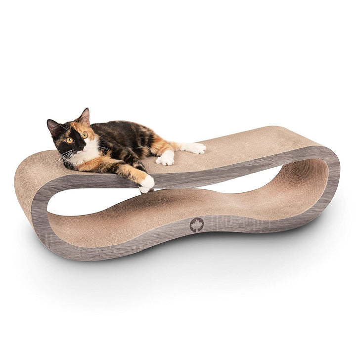 CanadianCat Company | Kratzbrett Orbit | dunkelgrau | Kratzmöbel, Lounge für Katzen | Kratzpappe + K
