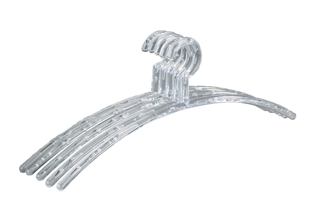WENKO Garderobenbügel Bubble Transparent 15er Set 15er Set, Kleiderbügel Transparent