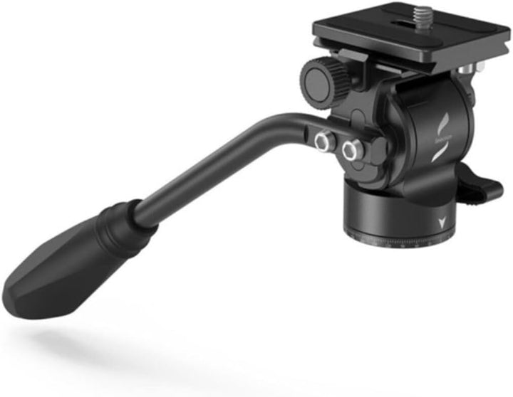 SMALLRIG Stativ Fluidkopf Pan Tilt Head CH10 mit Schnellwechselplatte, Fluid Head geeignet für AR-ca