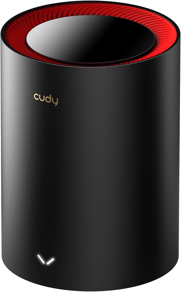Cudy M3000 1er-Pack AX3000 2.5G Ganzes Haus Wi-Fi 6 Mesh System, Ideal für 1Gig+ Internet, Wireguard