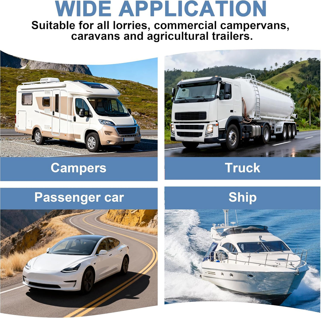 5 x 0,75 mm² 5 Kernanhängerkabel 12 V 24-V Caravan-Kabel Runde, dünnwandiges Elektrokabel für LED-Le