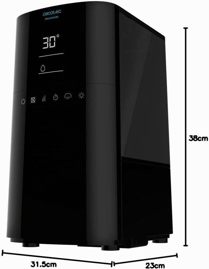 Cecotec BreezeCare 4000 Connected Luftbefeuchter,6-Liter-Tank, 400 ml/h Befeuchtung, Wi-Fi-Steuerung