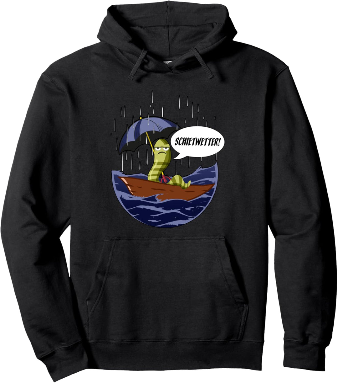 Schietwetter Regen Norddeutschland Plattdeutsch Norddeutsch Pullover Hoodie