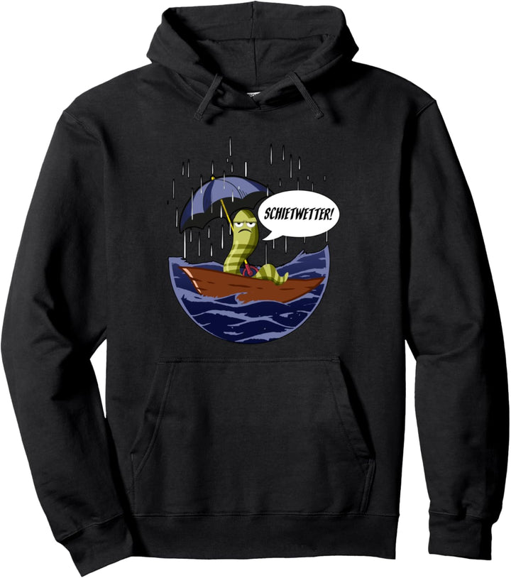 Schietwetter Regen Norddeutschland Plattdeutsch Norddeutsch Pullover Hoodie