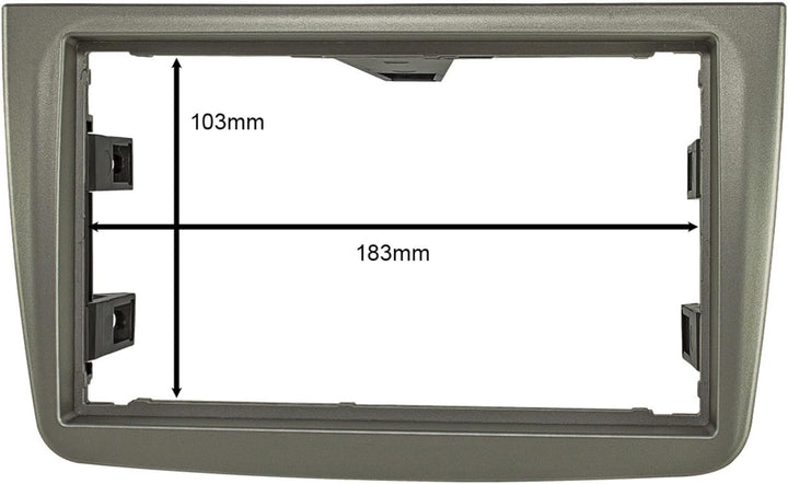 Sound-way 1 DIN / 2 DIN Autoradio Radioblende RadioRahmen, Antennenadapter, Schlüssel kompatibel mit