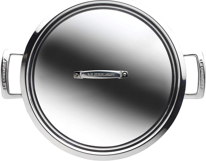 Le Creuset Gourmet-Profitopf aus 3-ply Edelstahl mit Deckel, Ø 30 cm,Für alle Herdarten inkl. Indukt