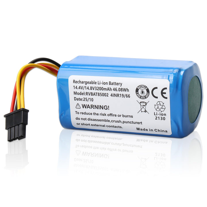 3200 mAh Ersatzakku Kompatibel mit AIRROBO P10 Roboterstaubsauger Akku für AIRROBO P10 14.4V
