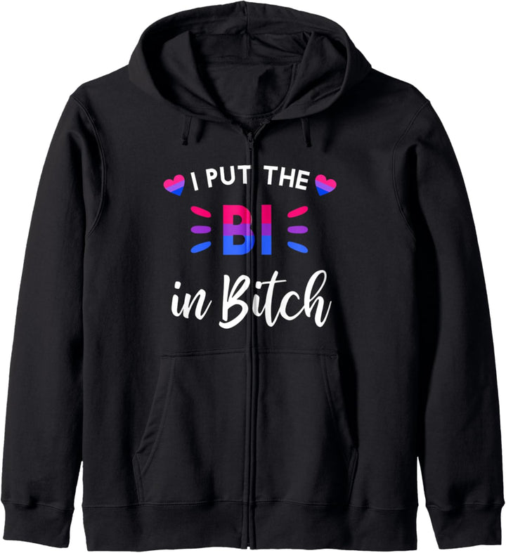 Lustiges LGBT CSD Bisexuell Kapuzenjacke