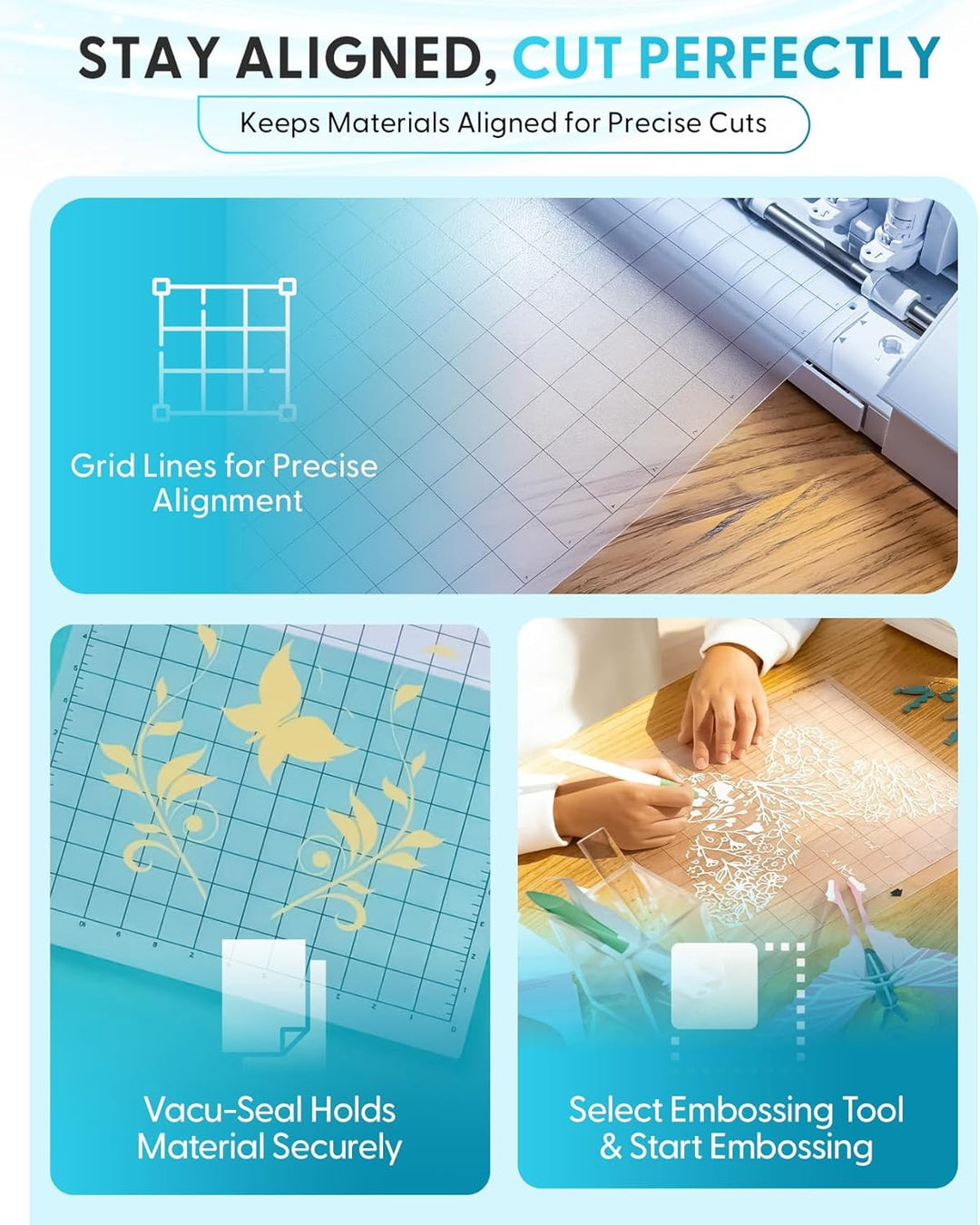 Silhouette America Schneidematte für SILHOUETTE CAMEO PLUS & PRO Standard klebend