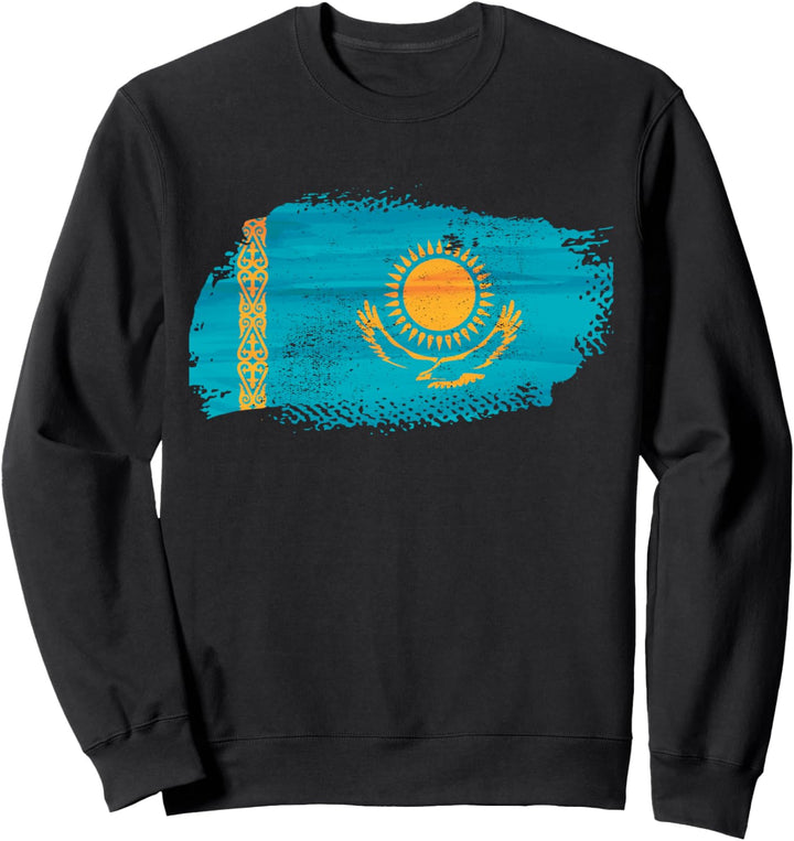 Kasache Kasachstan Flagge Sweatshirt