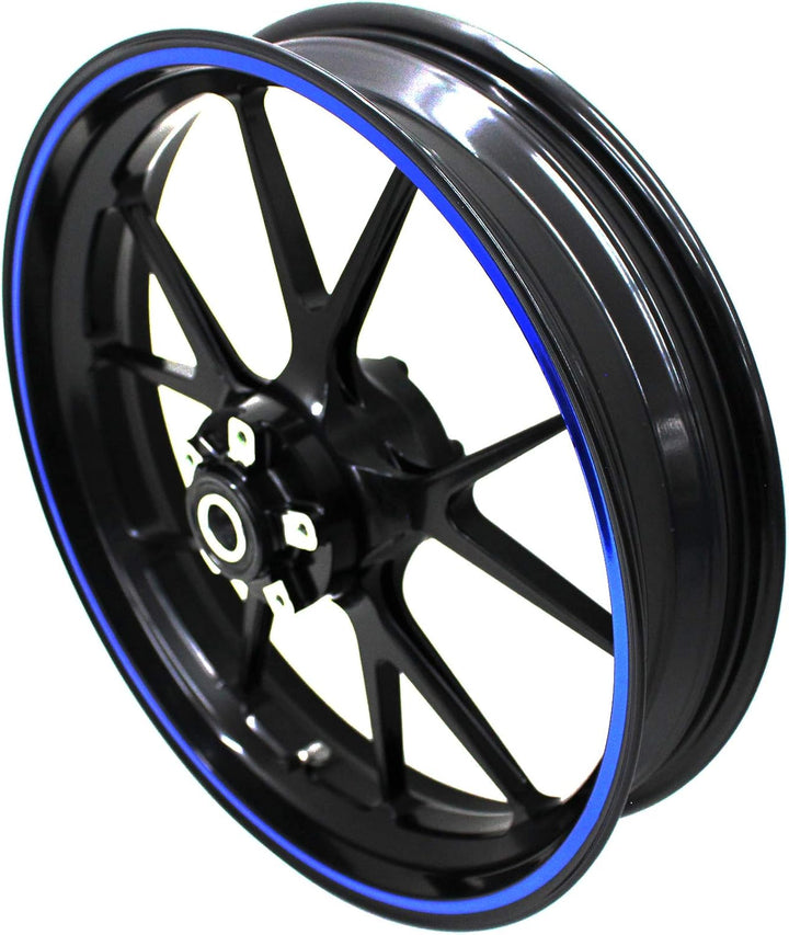 Felgenrandaufkleber Felgenrand Stripes Breite 7mm Chrom Hologramm mit Montagetool 16" 17" 18" 19" Zo