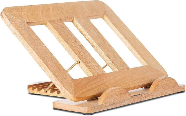Ergonomischer Laptop-Ständer aus Holz, Tablet-Erhöhung | Online-Arbeiten | Online-Kurse | plastikfre