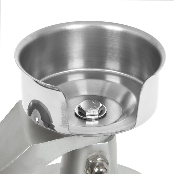vertes Hamburgerpresse Burger Pattie Presse aus Edelstahl, Profi Produktion von Burger Patties mit 1