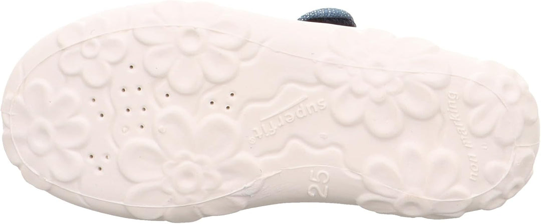 Superfit Mädchen Bonny Hausschuh 23 EU Weit Blau 8040, 23 EU Weit Blau 8040