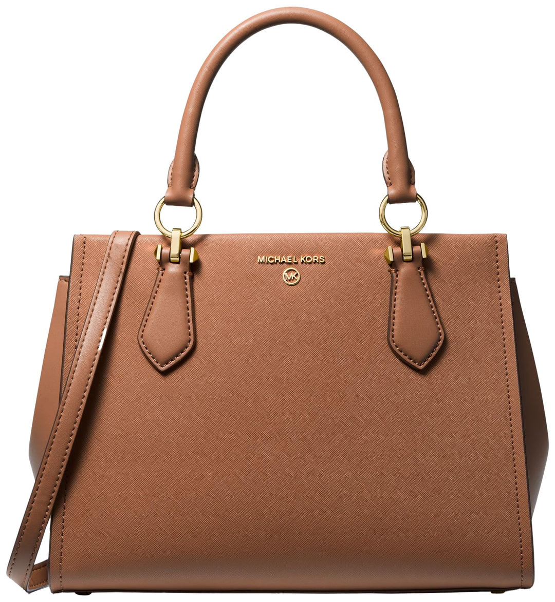 Michael Kors Women MD Satchel Bag, Luggage