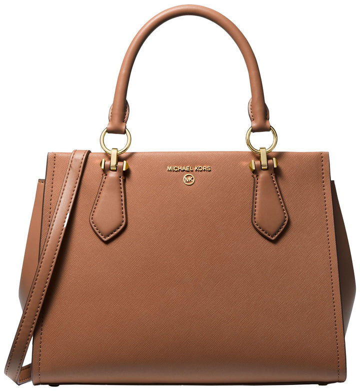 Michael Kors Women MD Satchel Bag, Luggage