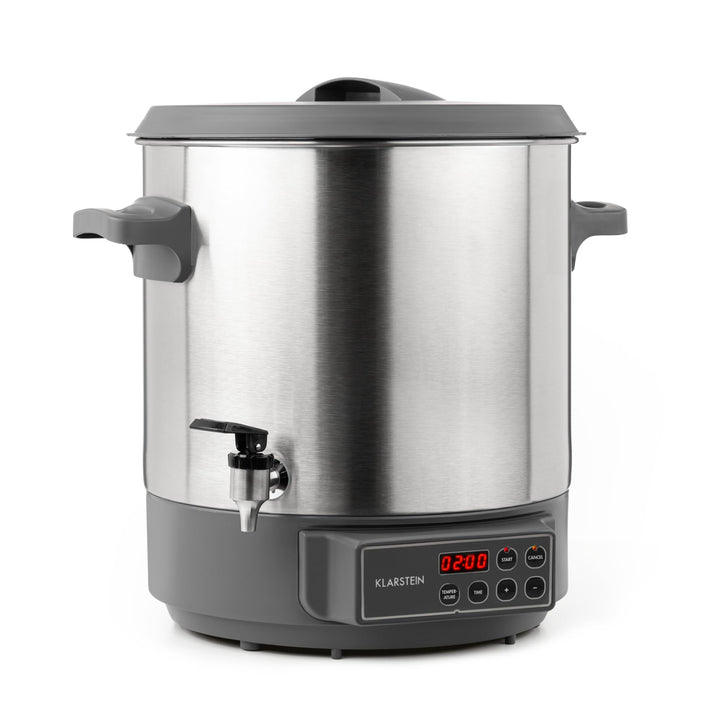 Klarstein Lady Marmalade Einkochautomat Einkochtopf Einkocher Heissgetränkespender, 27 Liter, 1800 W