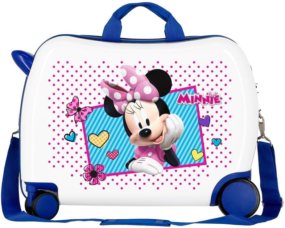 Disney Enjoy Minnie Icon Kinder-Koffer Blau 50x38x20 cms Hartschalen ABS Kombinationsschloss 34L 2,3