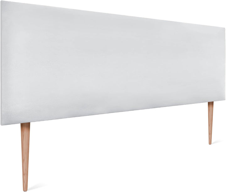 DHOME Kopfteil aus Kunstleder oder Stoff AQUALINE Glatt mit Beinen Kopfteil gepolstert Luxusbett Kop